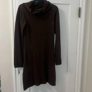 Prana Brown Cotton/Wool Dress